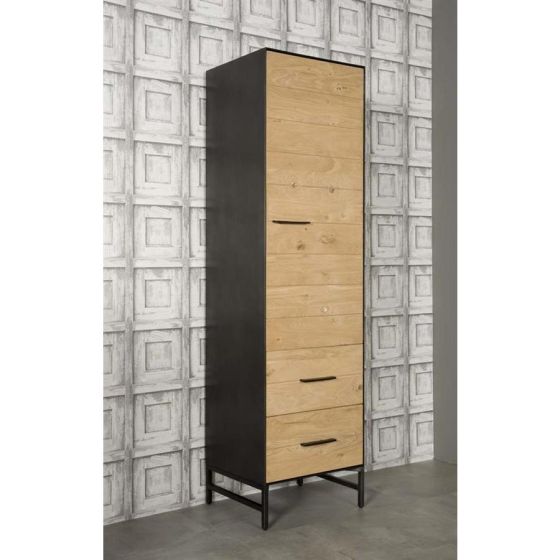 Lido opbergkast links - 55 cm - naturel