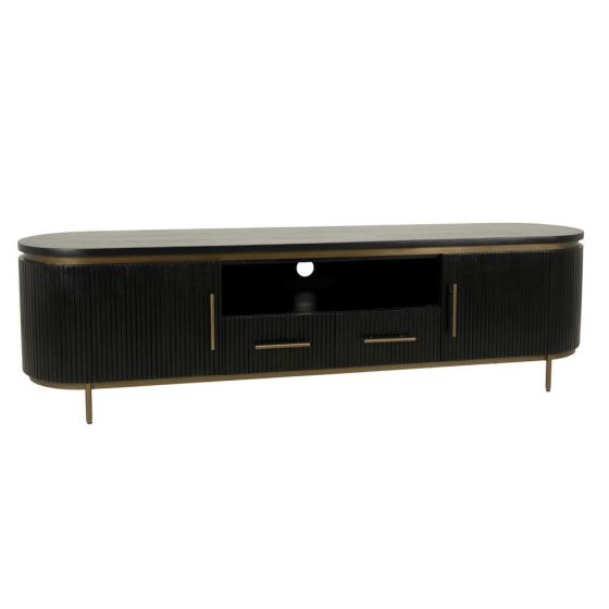 Rivello tv-meubel - 200 cm - zwart