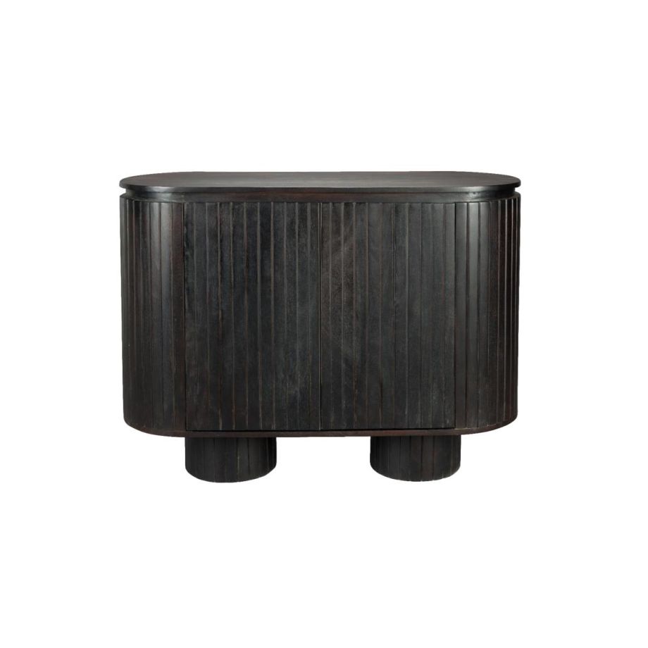 Kenji dressoir mangohout- zwart