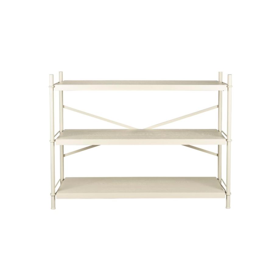 Dutchbone Iron wandkast laag - beige