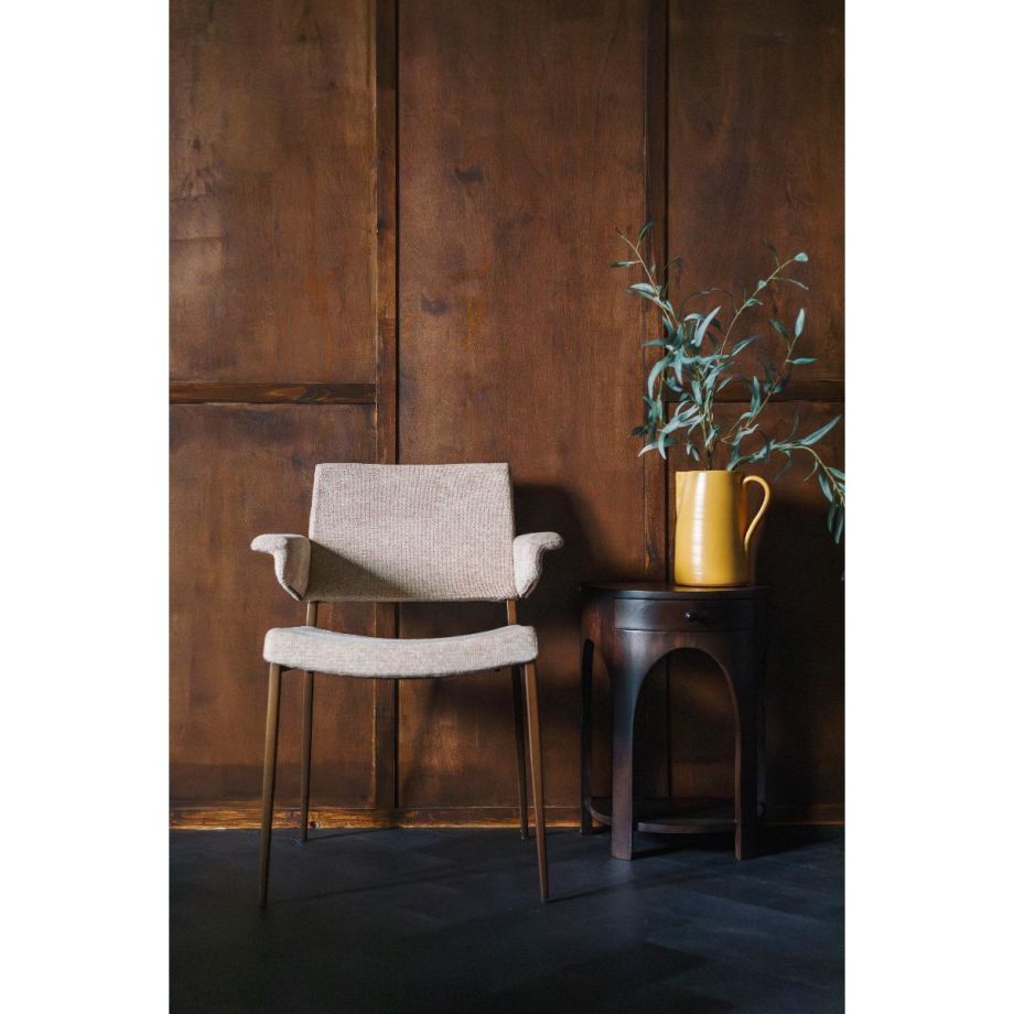 Dutchbone Belvedere bijzettafel/nachtkastje - bruin