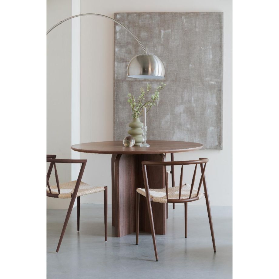 Erick eetkamerstoel - walnoot