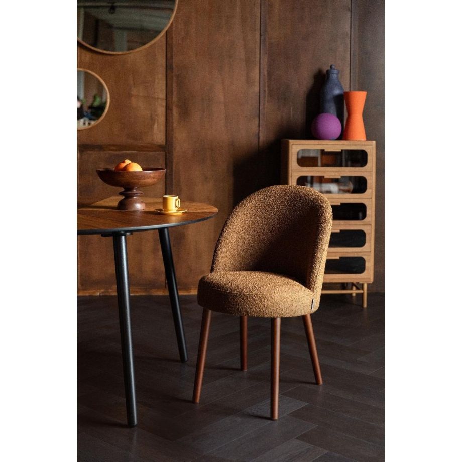 Barbara eetkamerstoel bouclé