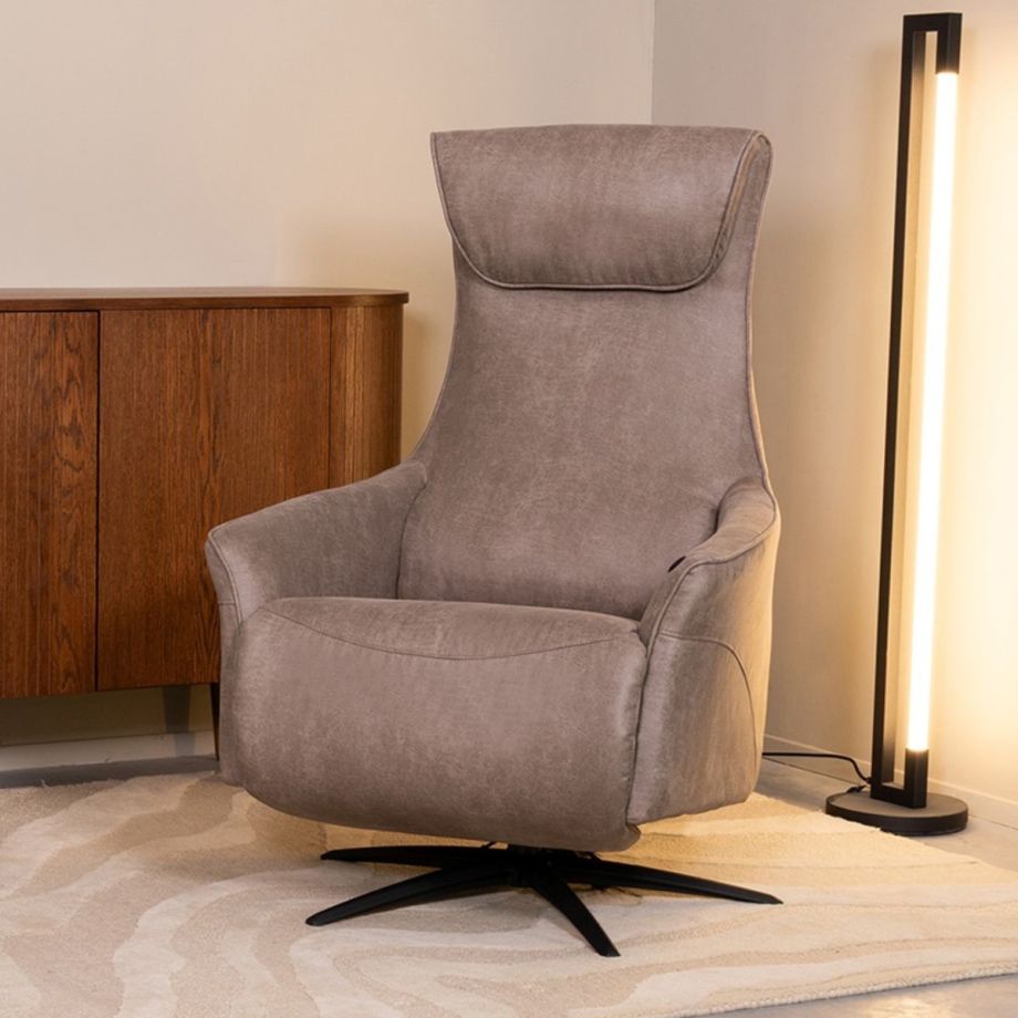 Label51 Lund elektrische fauteuil micro suede
