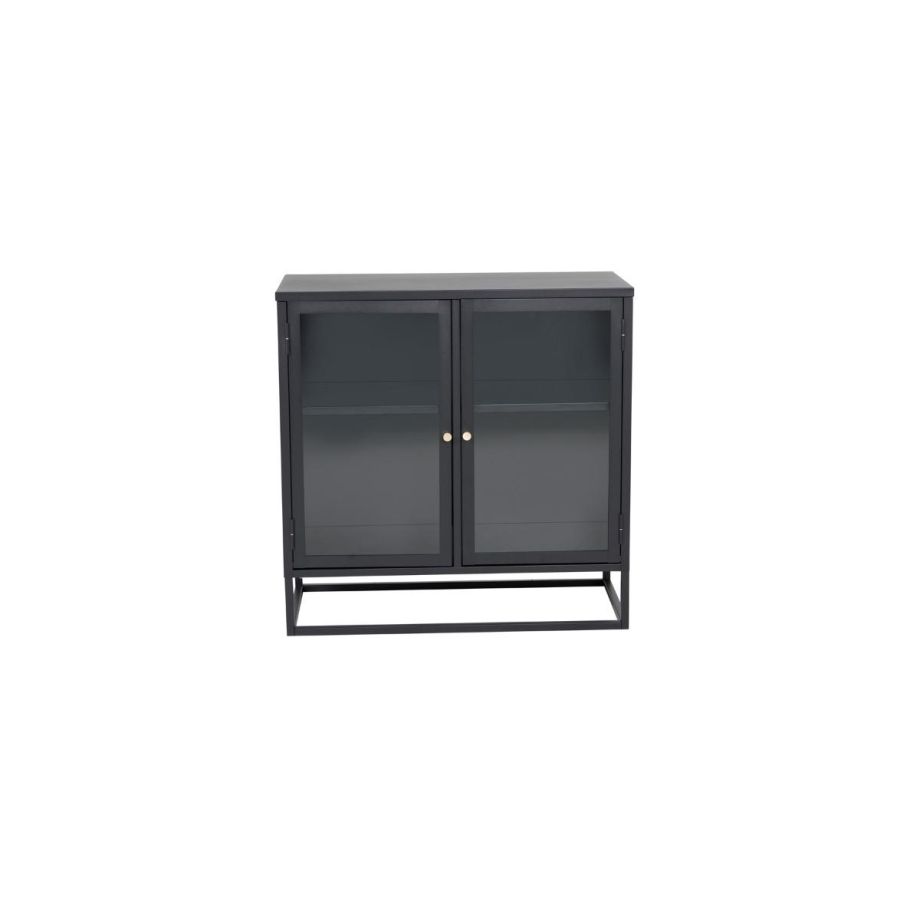 Svea Noma vitrinekast - 85 x 85 cm - zwart