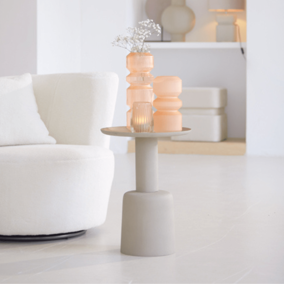 Milaki bijzettafel Ø39x52 cm van het woonmerk Light&Living