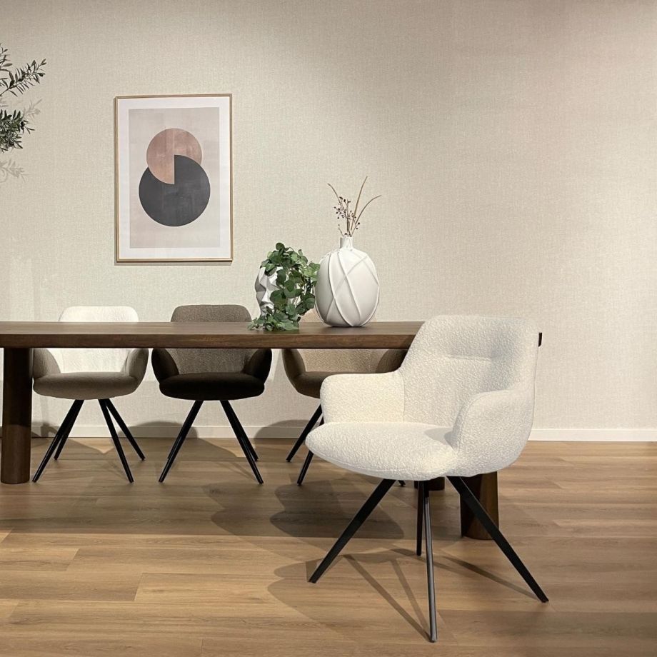 Doreen eetkamerstoel - boucle