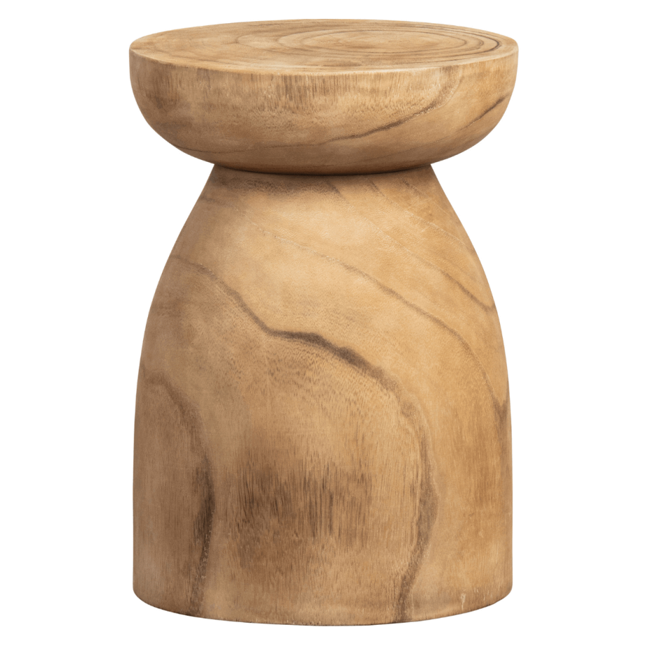 Bink kruk hout 40 x ø28 cm naturel van het woonmerk Woood