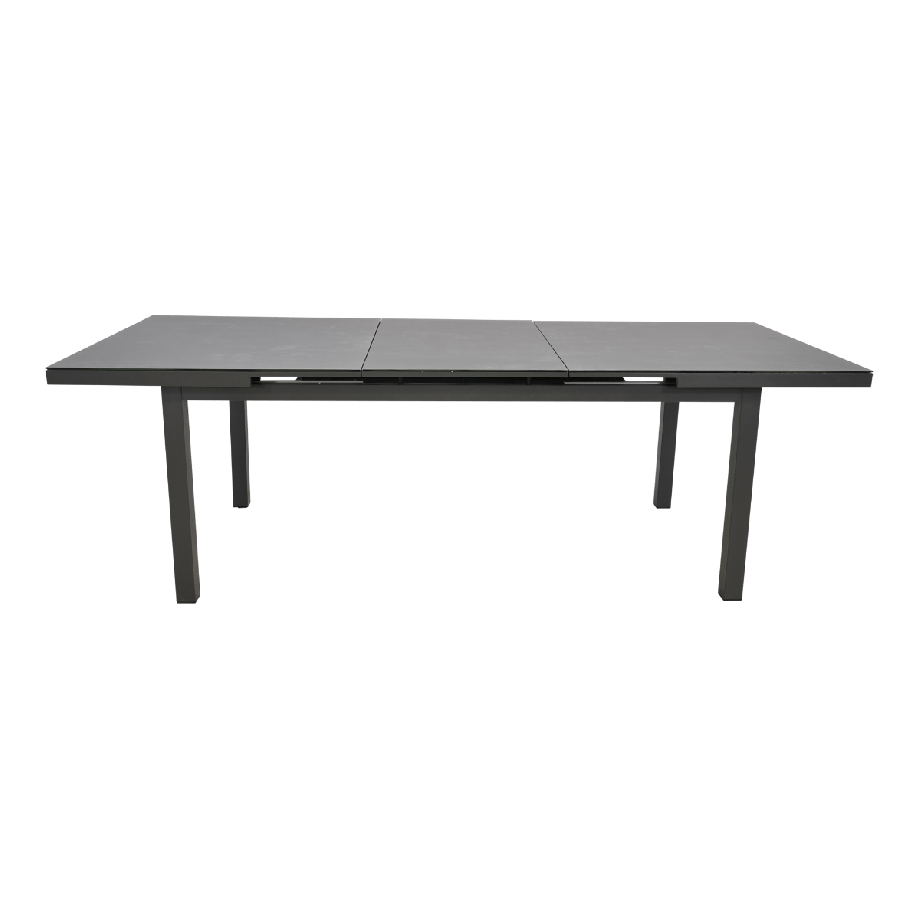 Uittrektafel Baleno nuance 180/240x100 cm - antraciet