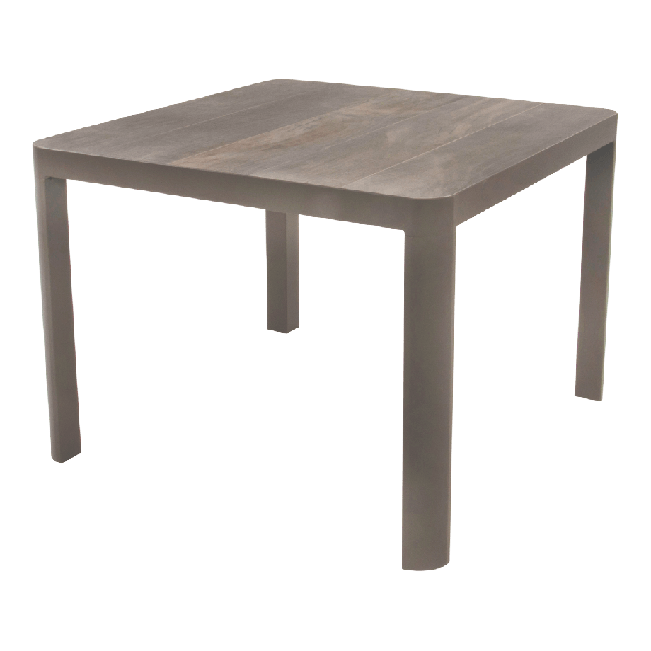 Tuintafel Castilla Pardo 100x100 cm - bruin