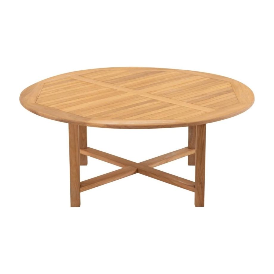 Teak tafel ø180x75cm
