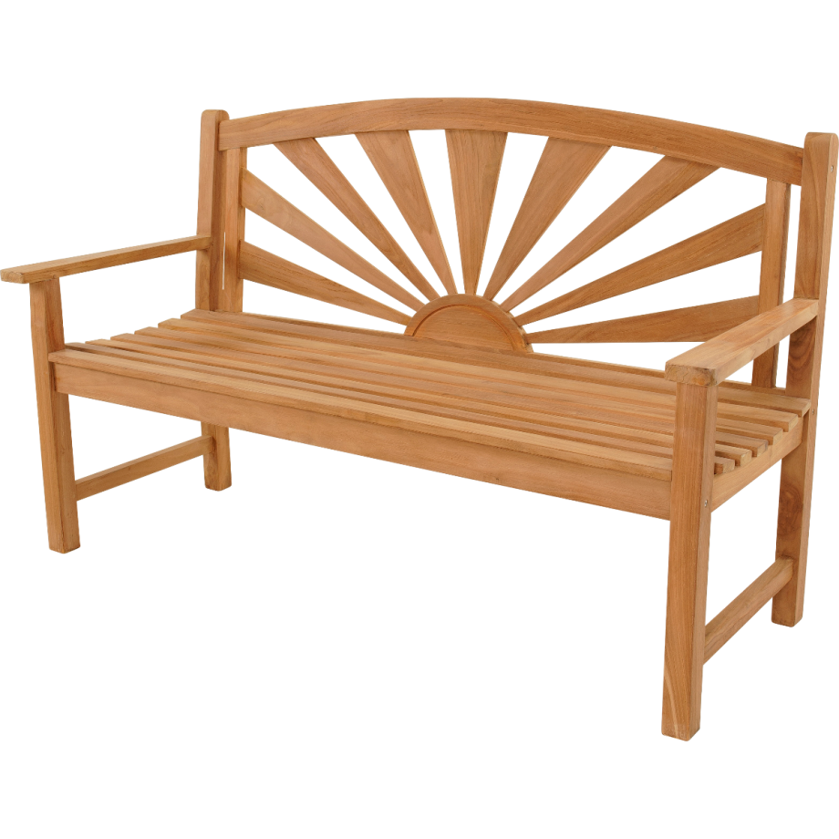 Sunburst tuinbank teak 156 cm - bruin