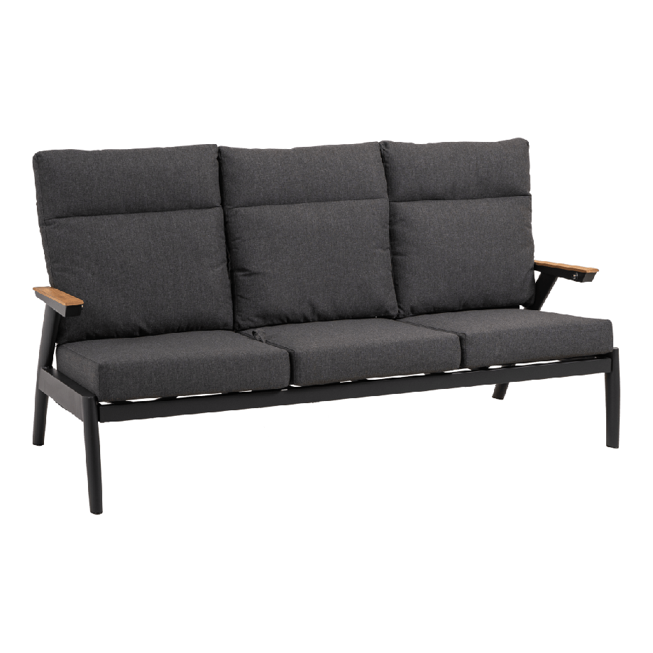 Loungebank Florence Alu - antraciet