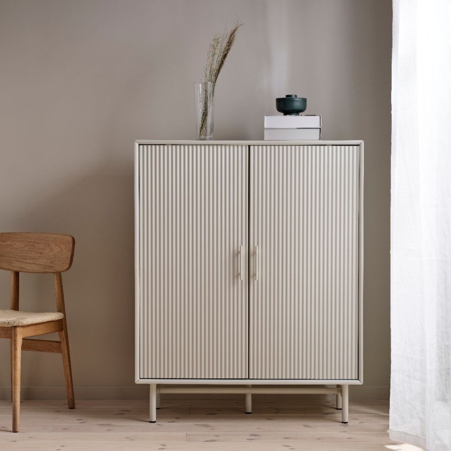 Nordic Home Luna wandkast - grijs/beige
