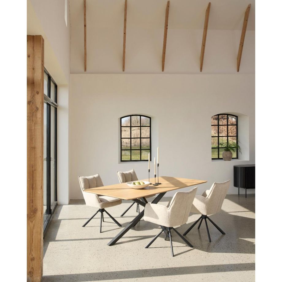 Nordic Home Lenard eettafel 100x200 cm - naturel