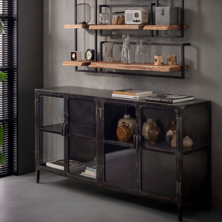 Fraaai Evan dressoir metaal 180 cm