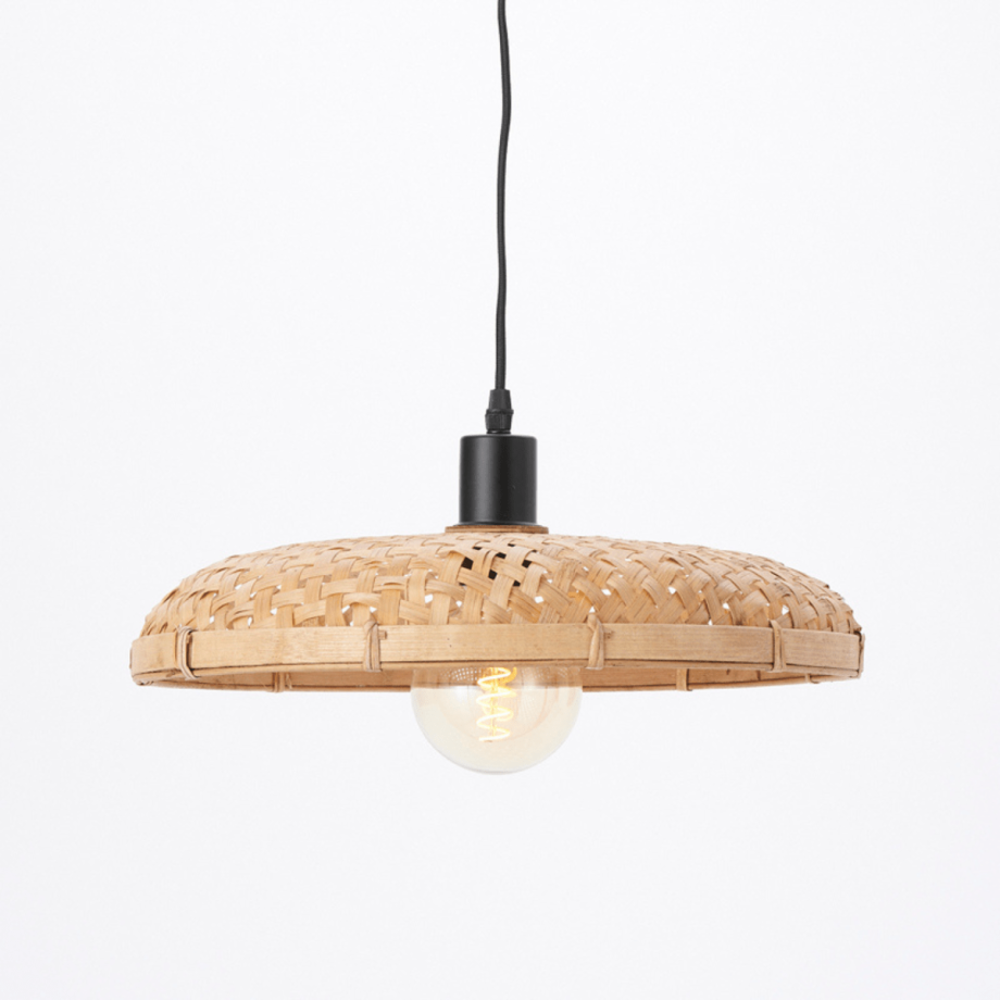 Light & Living Paloma hanglamp rotan 40x7.5 cm naturel