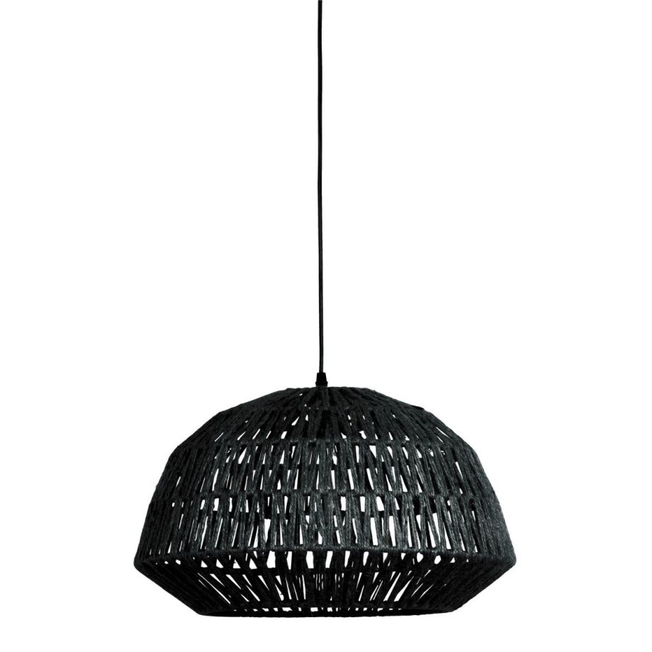 Woood Kace hanglamp ø45 cm jute - zwart