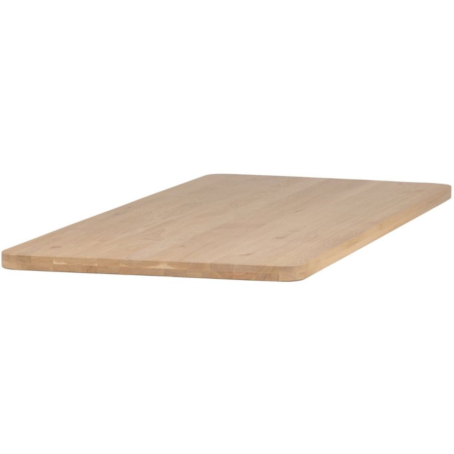 Woood Tablo tafelblad curved 200x90 cm eiken - naturel