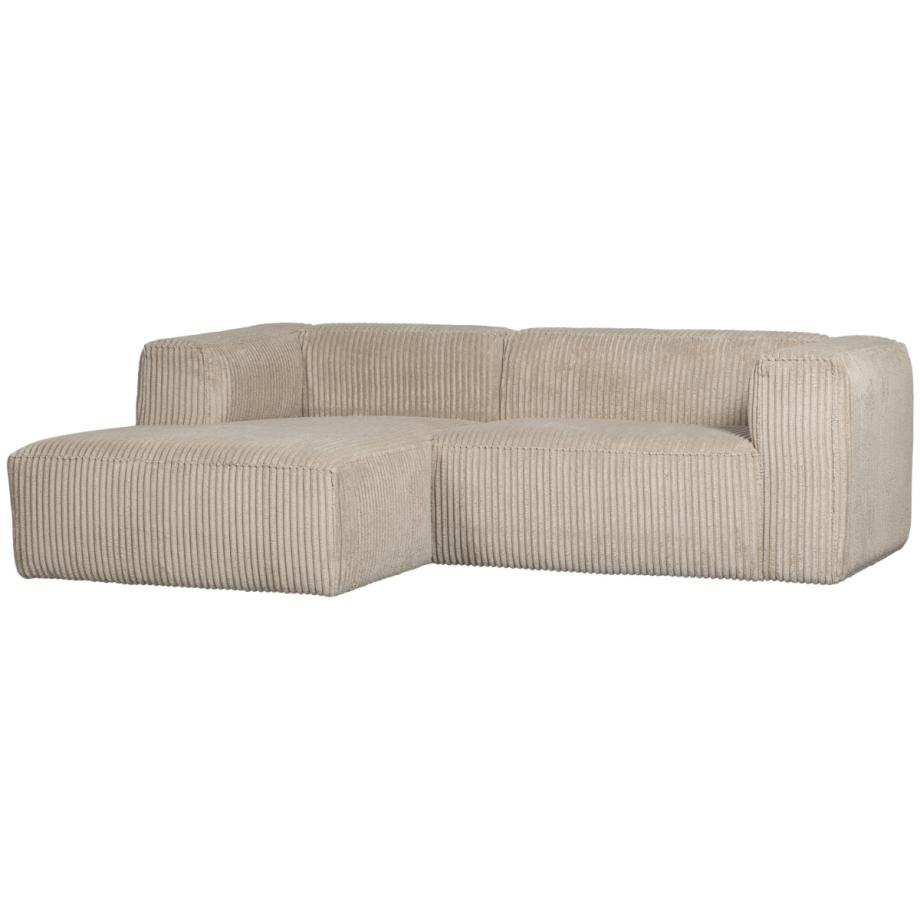 Woood Bean chaise longue bank links ribstof