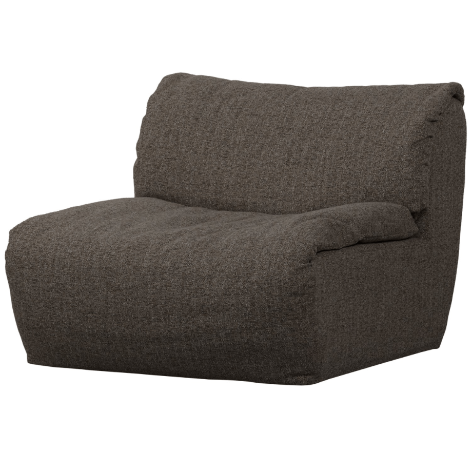 Baggy 1-zitsbank geweven stof