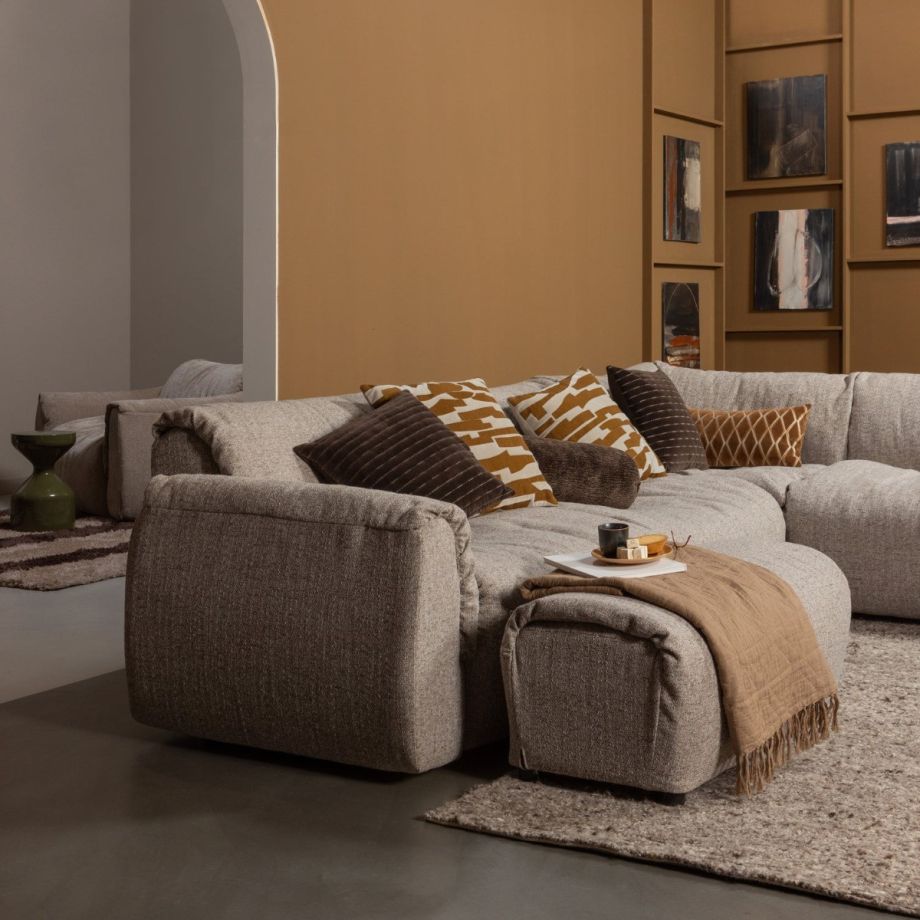 Woood Baggy hocker geweven stof