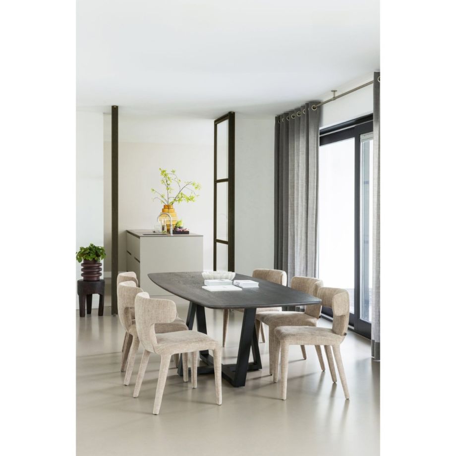 Woood Tablo eettafel deens ovaal 220x100 cm - mystic brown