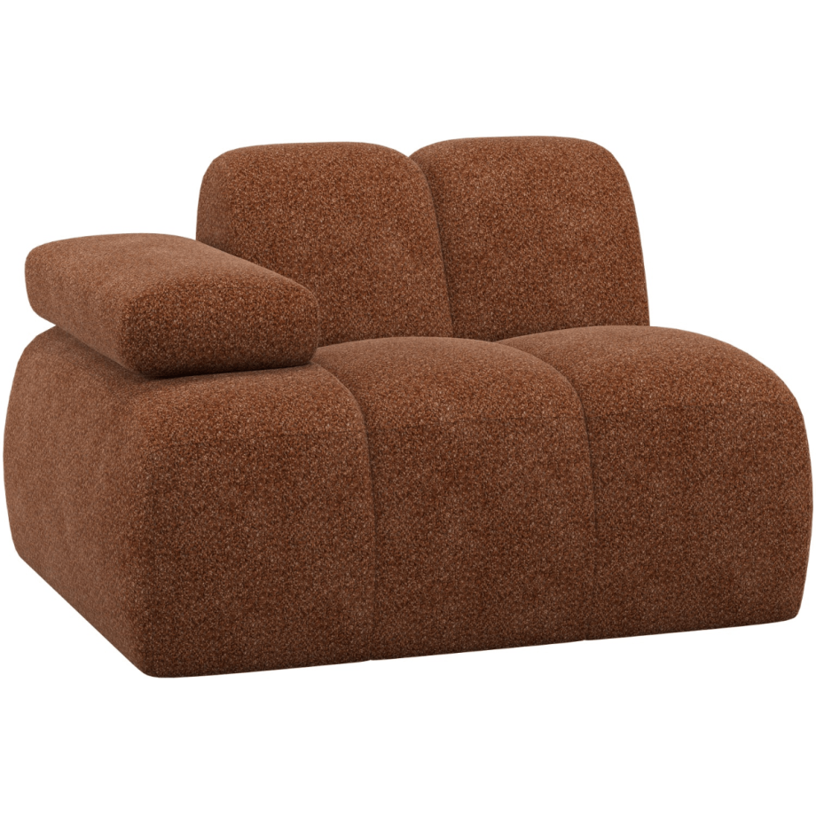 Woood Mojo 1-zits element arm links wollig