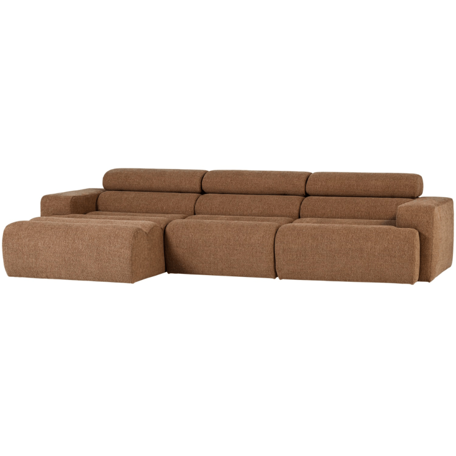 Woood Novi chaise longue bank links bouclé