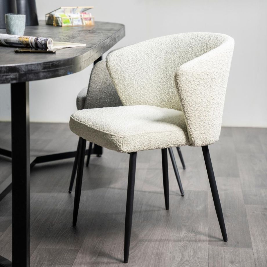 Eleonora Eetkamerstoel Santos - boucle
