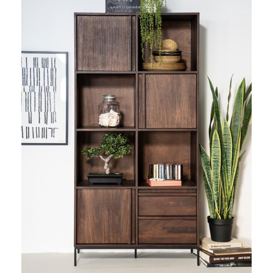 Eleonora Kabinet Jimmy  - 180x90 cm - 3 deurs - 2 laden