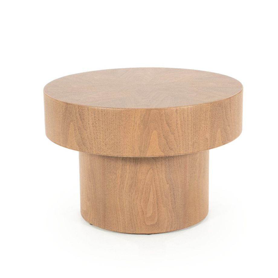 Eleonora Bobbie bijzettafel ø45 cm - lichtbruin