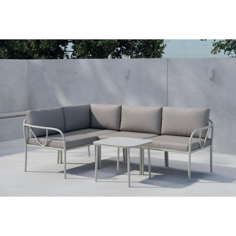 Svea Josue loungeset - bruin/beige