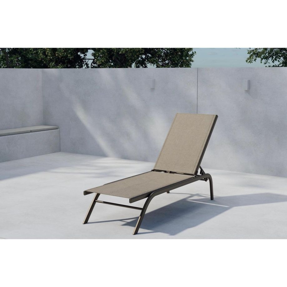Svea Booker tuin ligbed - bruin/beige