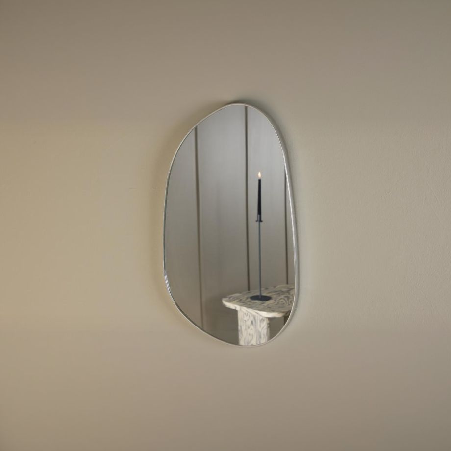 Svea Salvo organische spiegel - 40 x 65 cm - zilver