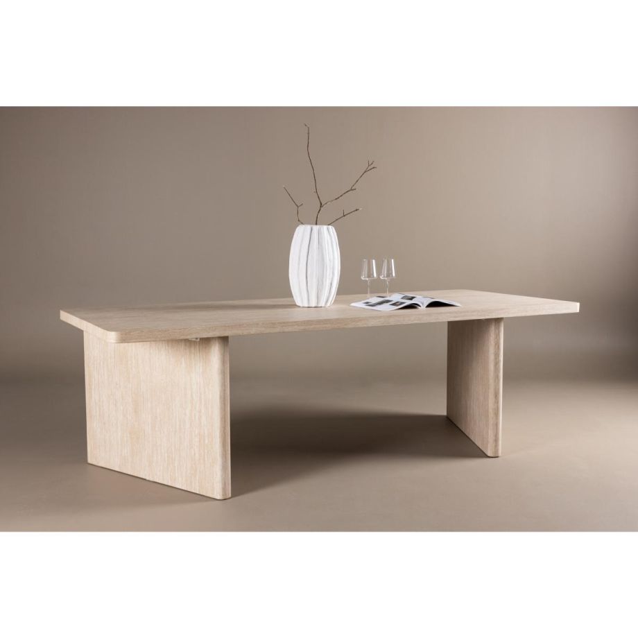 Svea Saverio rechthoekige eettafel - 100 x 240 cm - beige