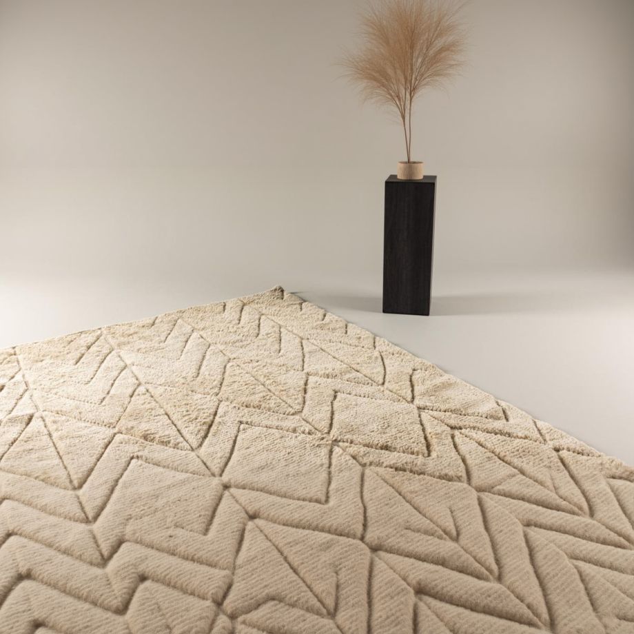 Svea Bella vloerkleed wol - 200 x 300 cm - beige