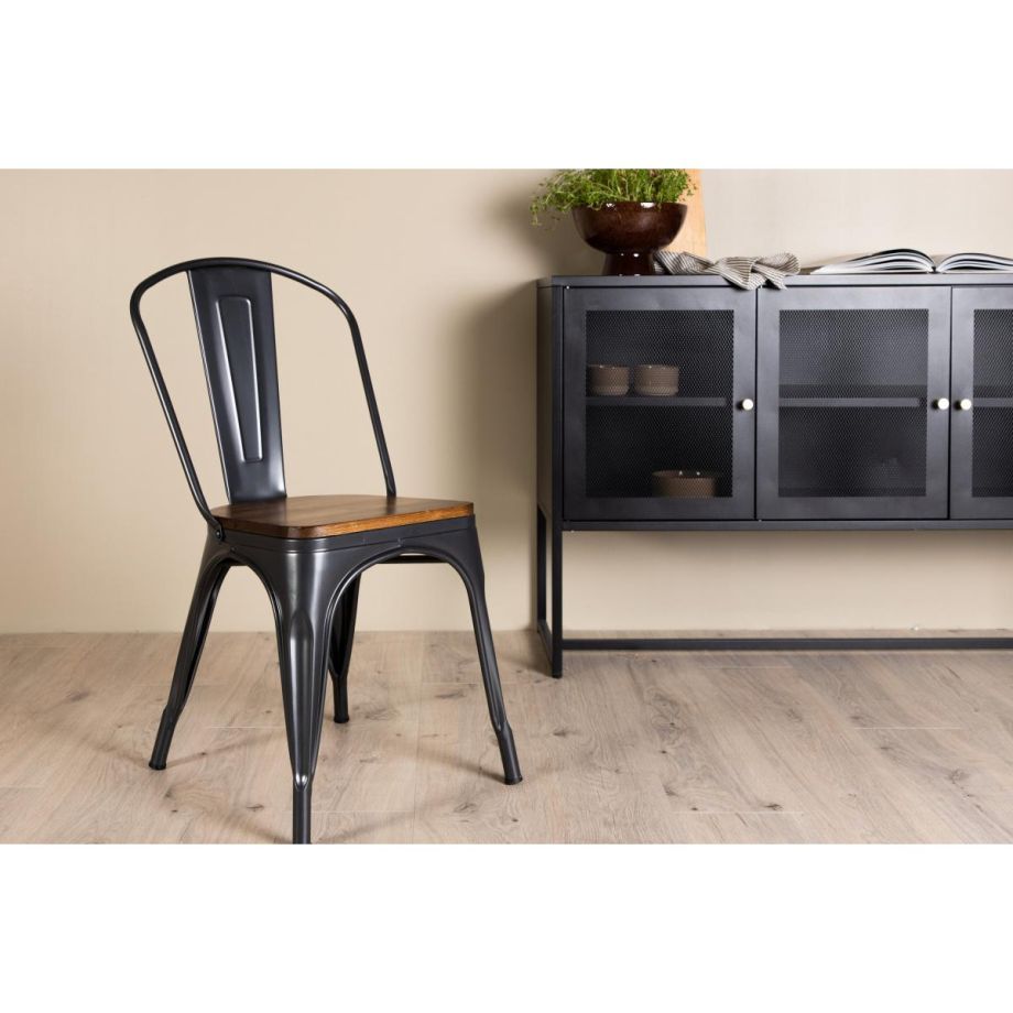 Svea Metpe eetkamerstoel - zwart