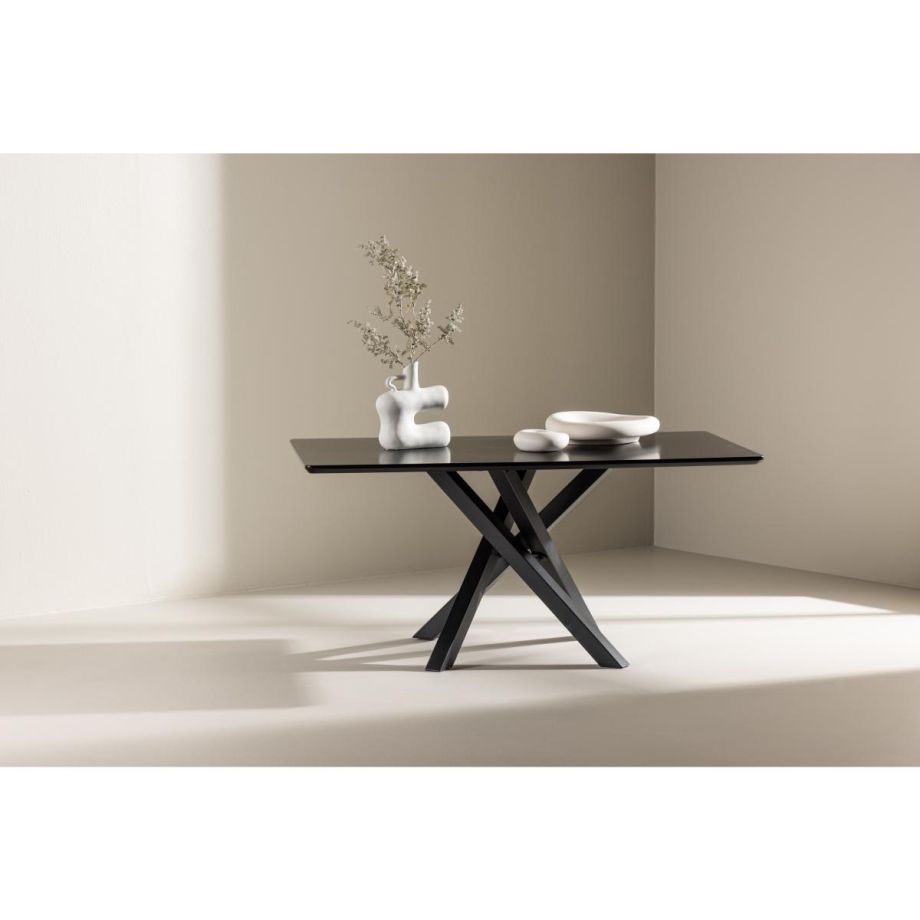 Zilo rechthoekige salontafel - 60 x 100 cm - zwart