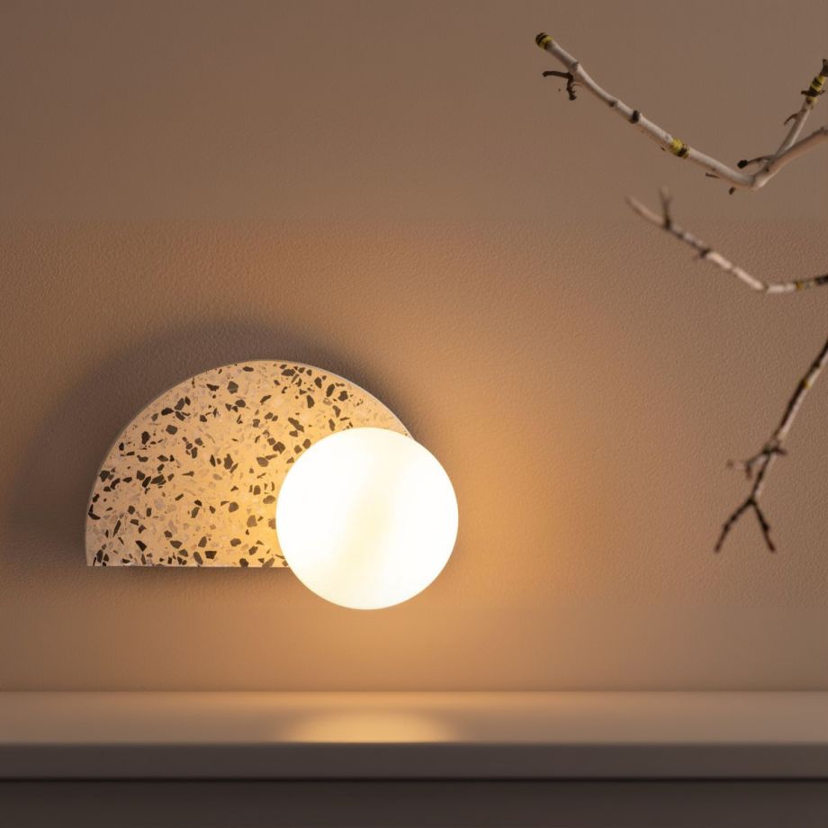 Svea Mira wandlamp - terrazzo