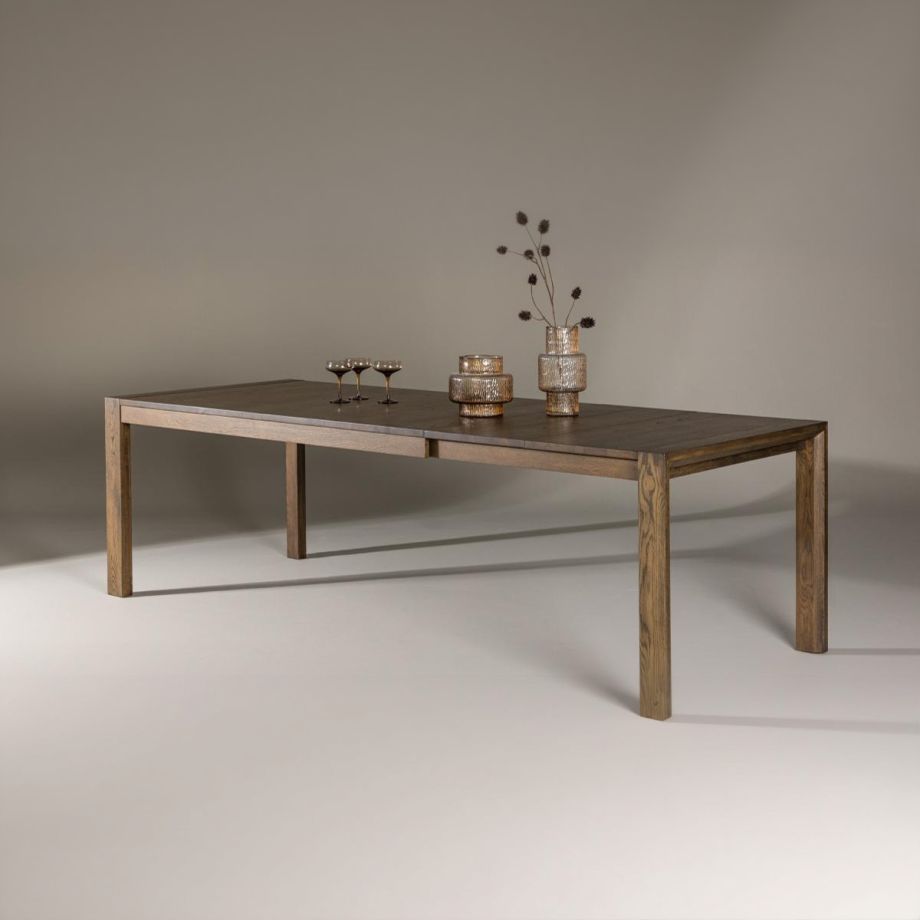 Svea Tova uitschuifbare eettafel - 170/210/250 x 95 cm - donker eik