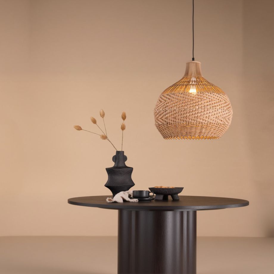 Svea Cairo ronde hanglamp - rattan