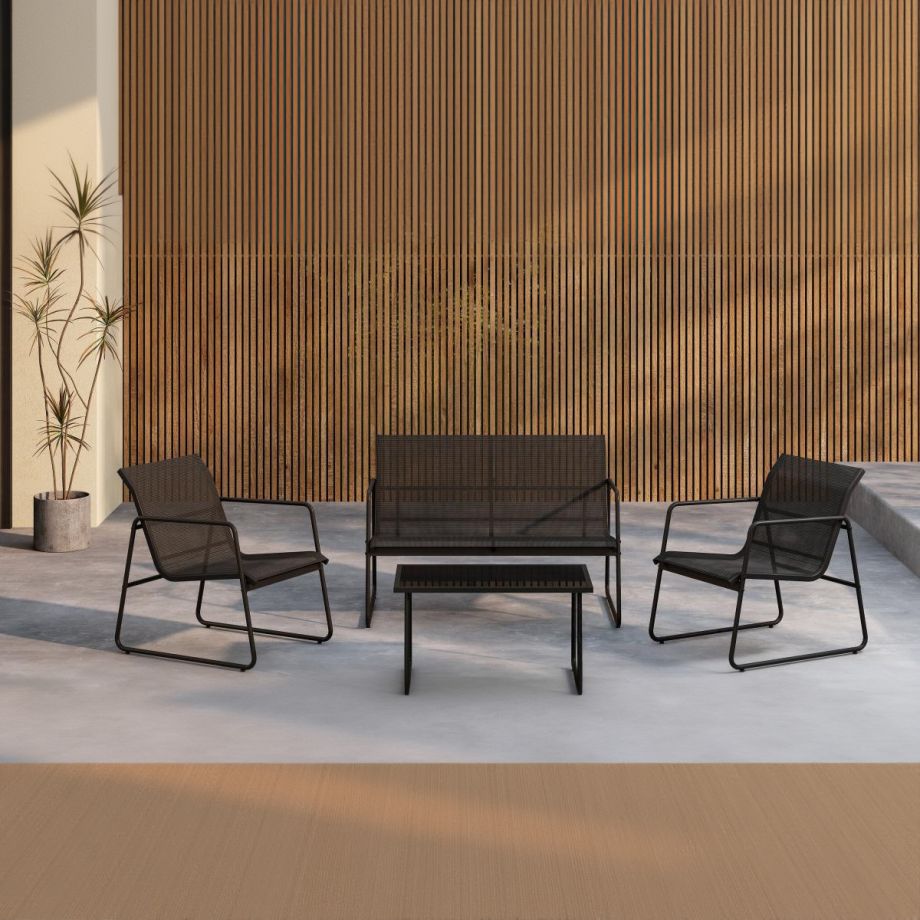 Svea Ethan loungeset - zwart