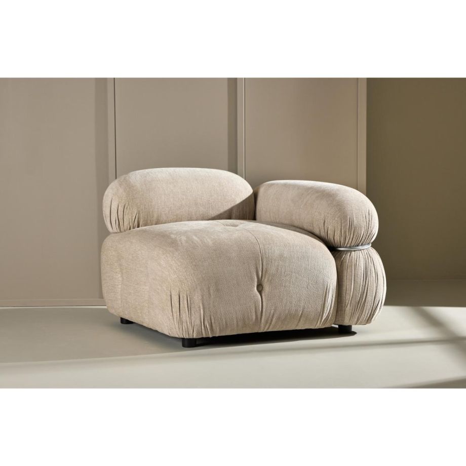 Giuliana zitgedeelte met zijkant links - beige