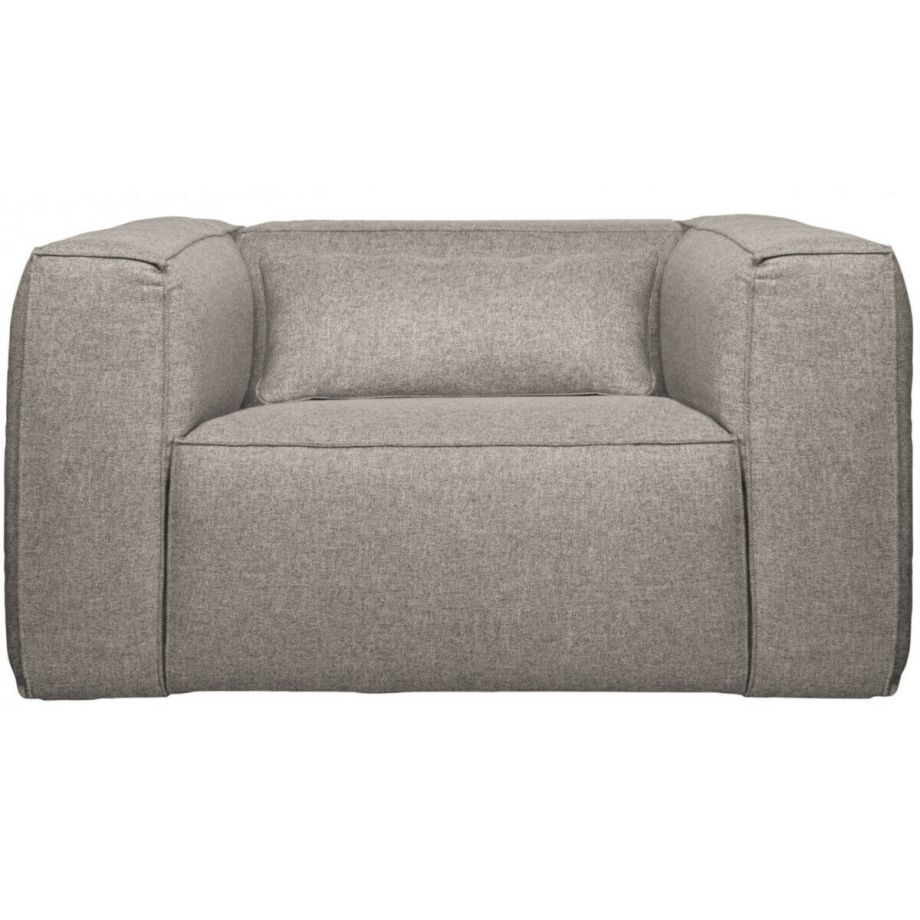 Fauteuil Bean Incl. Kussen Lichtgrijs Gemeleerd