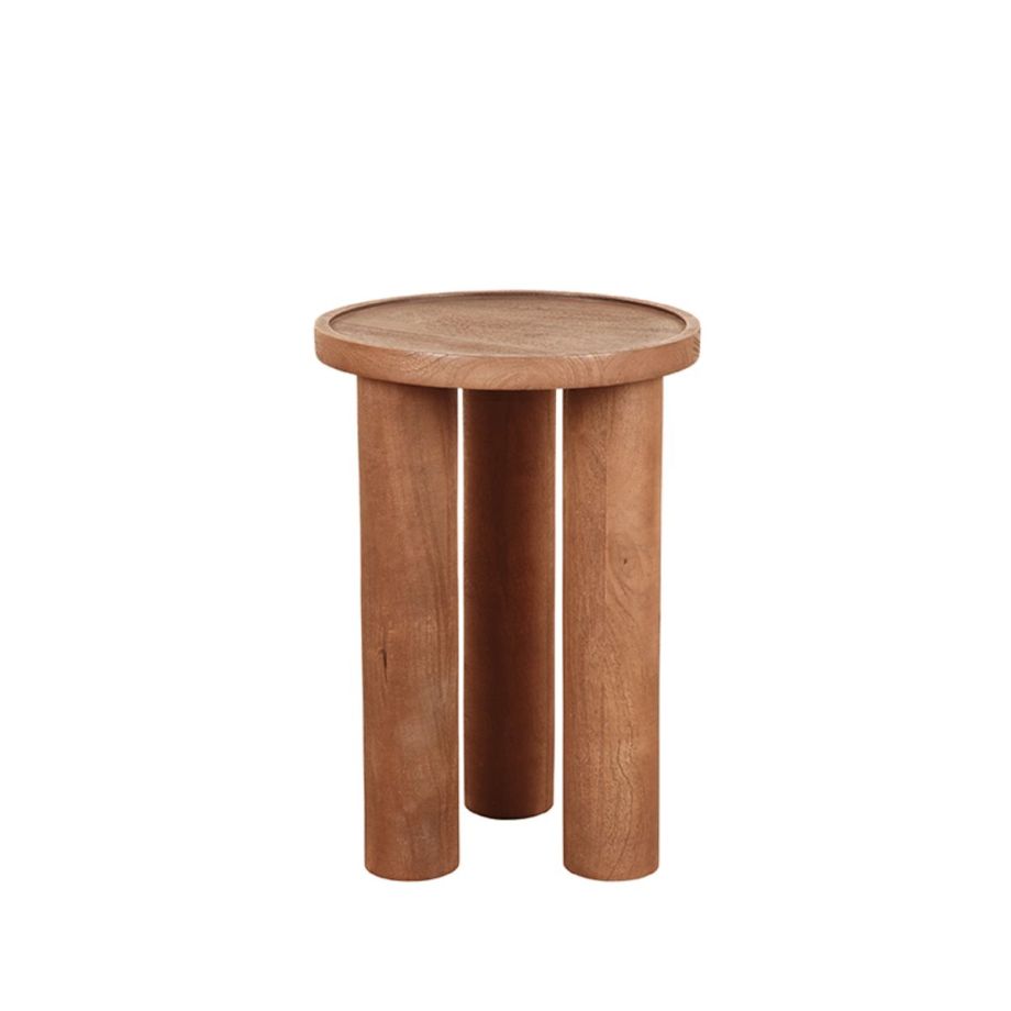 Elly bijzettafel 42x42x46 cm - naturel