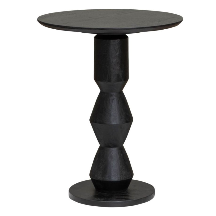 Tower Living Brunello bijzettafel - ø50 cm 2 - zwart
