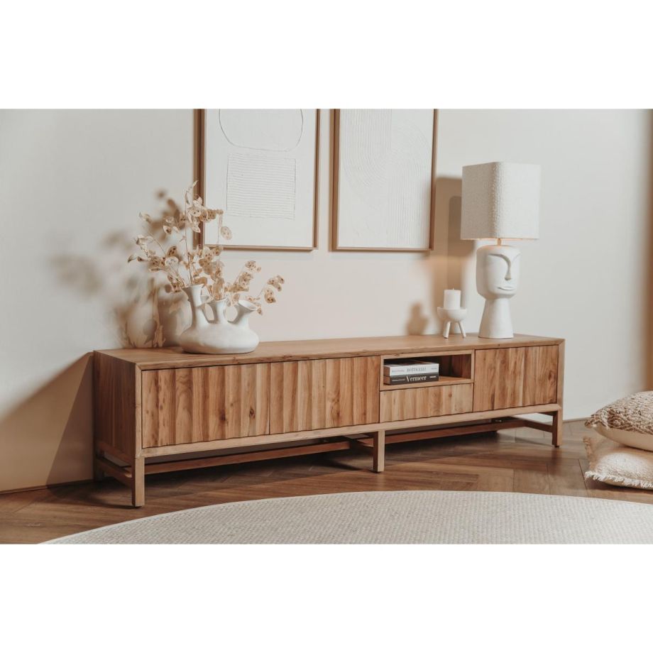 Tower Living Crotone tv-meubel - 185 cm - naturel