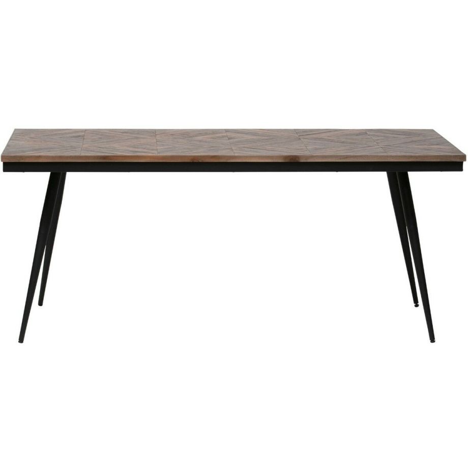 Woood Eettafel Rhombic Hout/metaal