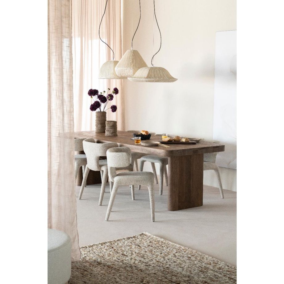 Eleonora Edward eettafel 300x110 cm - bruin